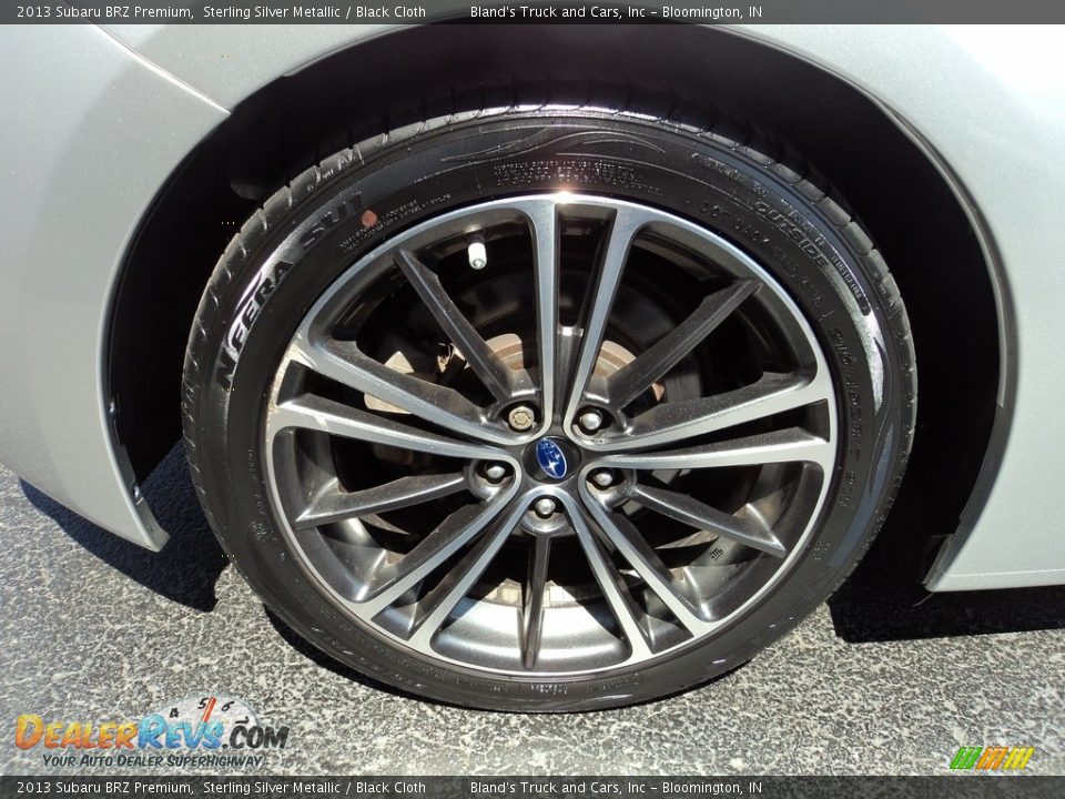 2013 Subaru BRZ Premium Sterling Silver Metallic / Black Cloth Photo #23