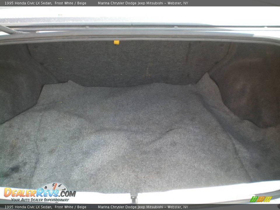 1995 Honda Civic LX Sedan Frost White / Beige Photo #19