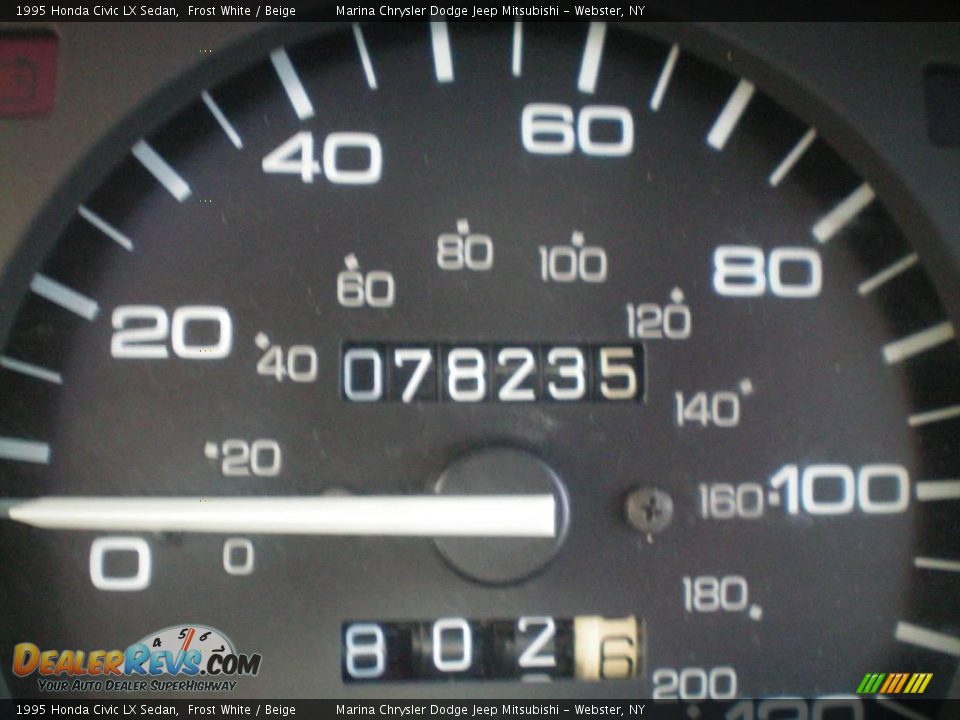 1995 Honda Civic LX Sedan Frost White / Beige Photo #24