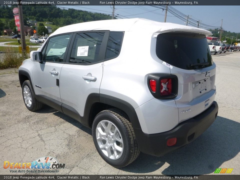 2018 Jeep Renegade Latitude 4x4 Glacier Metallic / Black Photo #3