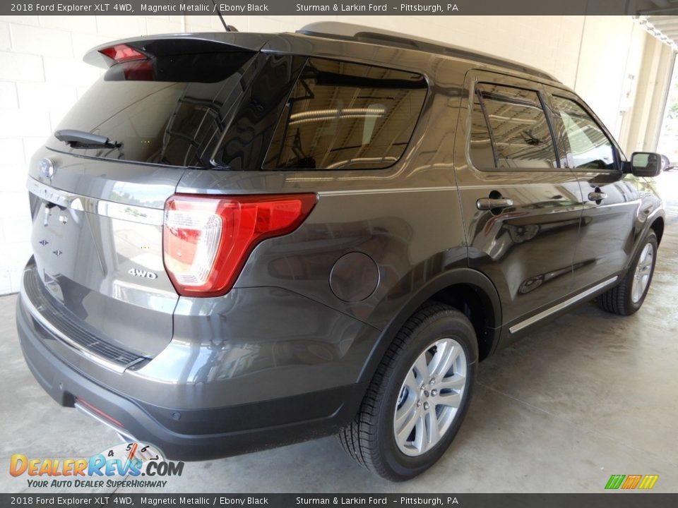 2018 Ford Explorer XLT 4WD Magnetic Metallic / Ebony Black Photo #2