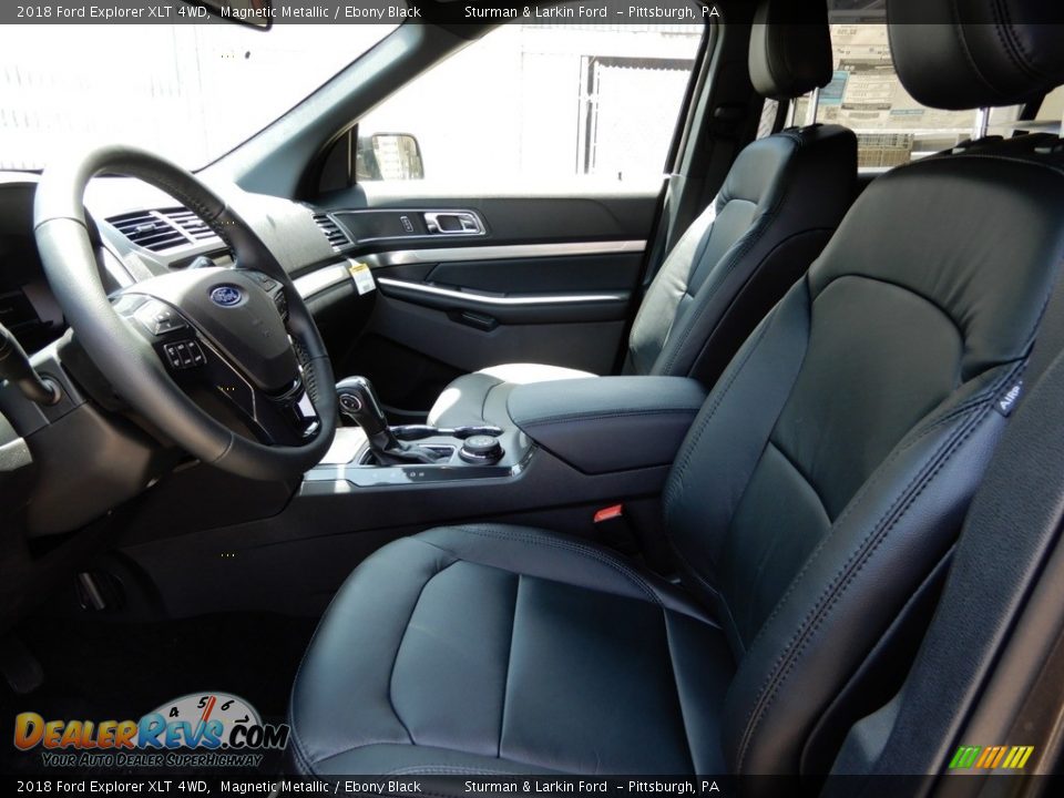 2018 Ford Explorer XLT 4WD Magnetic Metallic / Ebony Black Photo #7