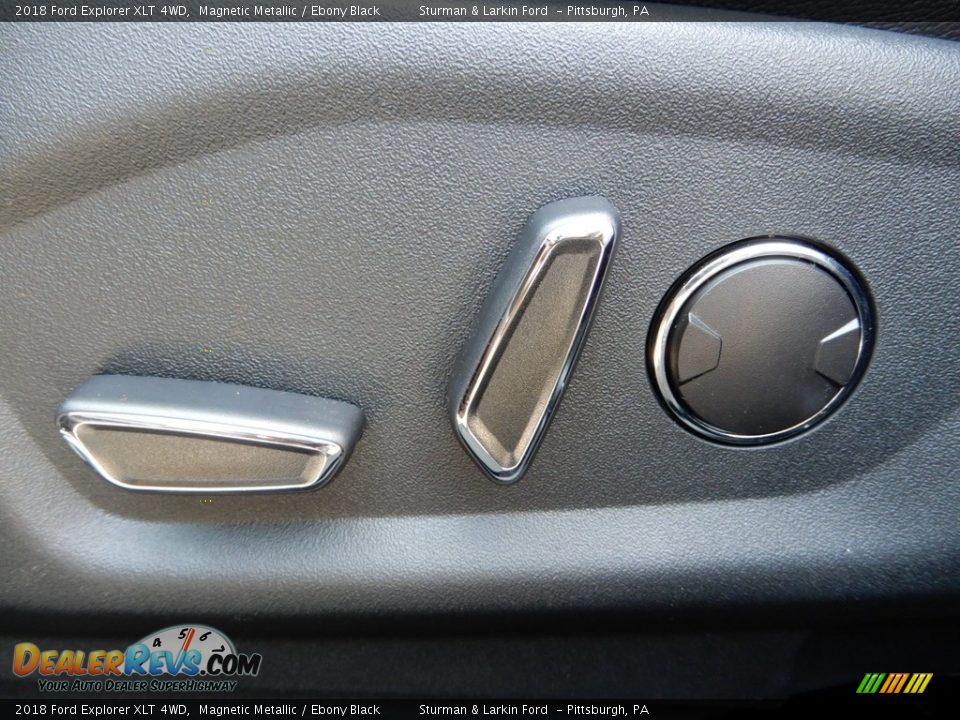 2018 Ford Explorer XLT 4WD Magnetic Metallic / Ebony Black Photo #12