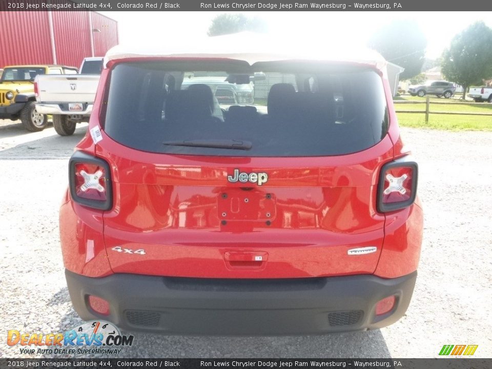 2018 Jeep Renegade Latitude 4x4 Colorado Red / Black Photo #4