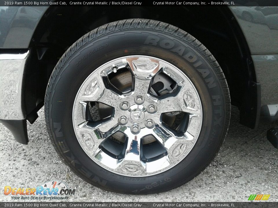 2019 Ram 1500 Big Horn Quad Cab Granite Crystal Metallic / Black/Diesel Gray Photo #20