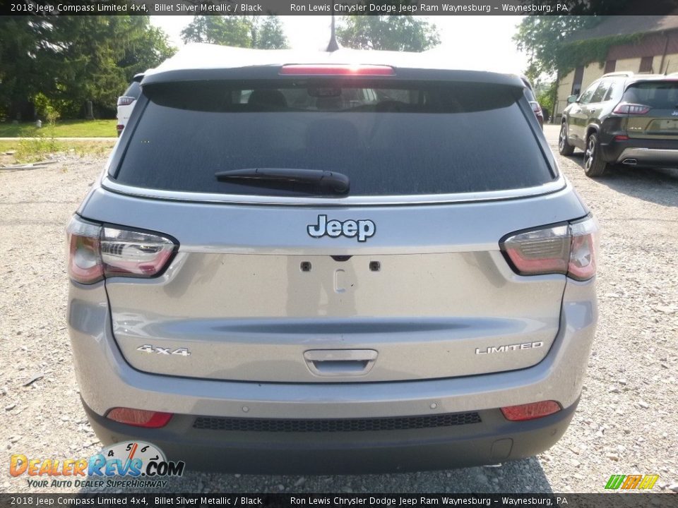 2018 Jeep Compass Limited 4x4 Billet Silver Metallic / Black Photo #4