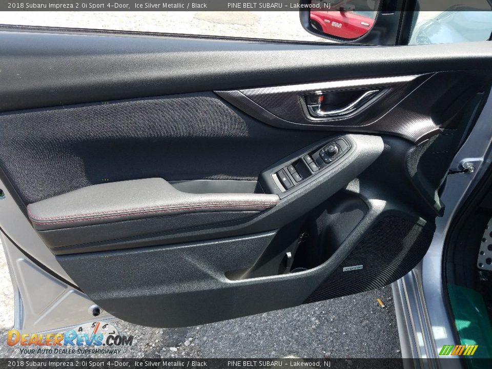 2018 Subaru Impreza 2.0i Sport 4-Door Ice Silver Metallic / Black Photo #6