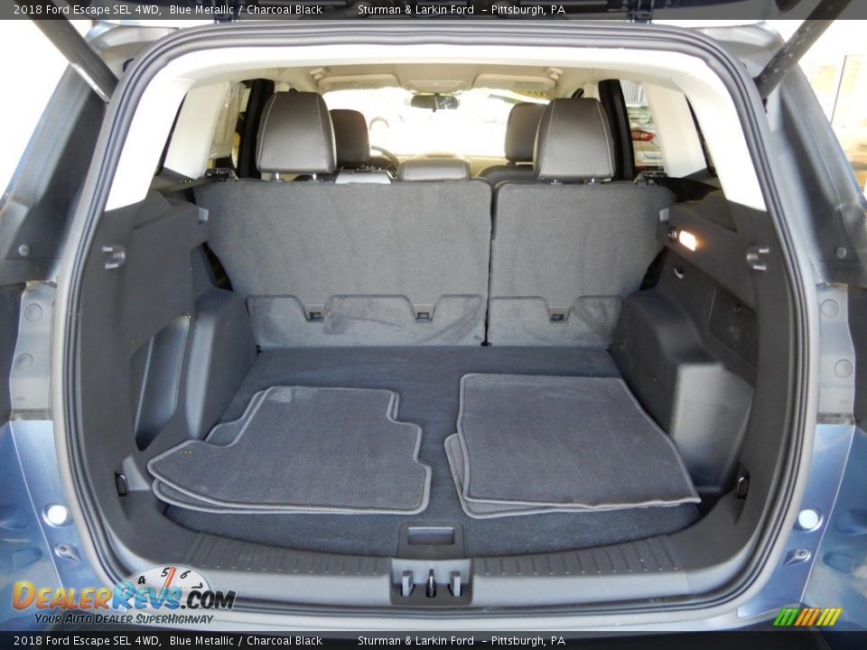 2018 Ford Escape SEL 4WD Blue Metallic / Charcoal Black Photo #3