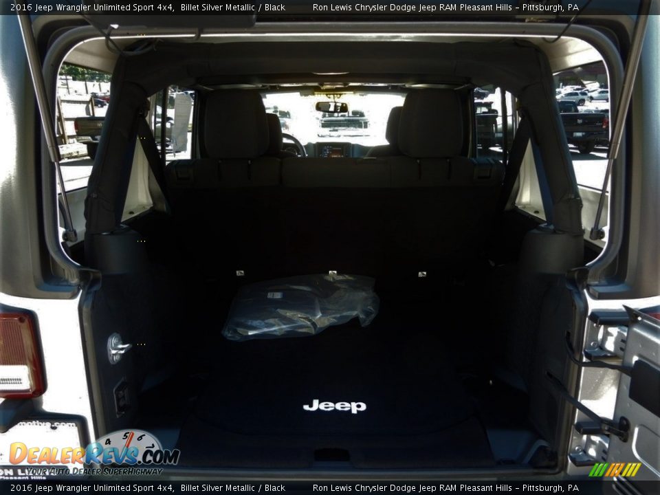 2016 Jeep Wrangler Unlimited Sport 4x4 Billet Silver Metallic / Black Photo #5