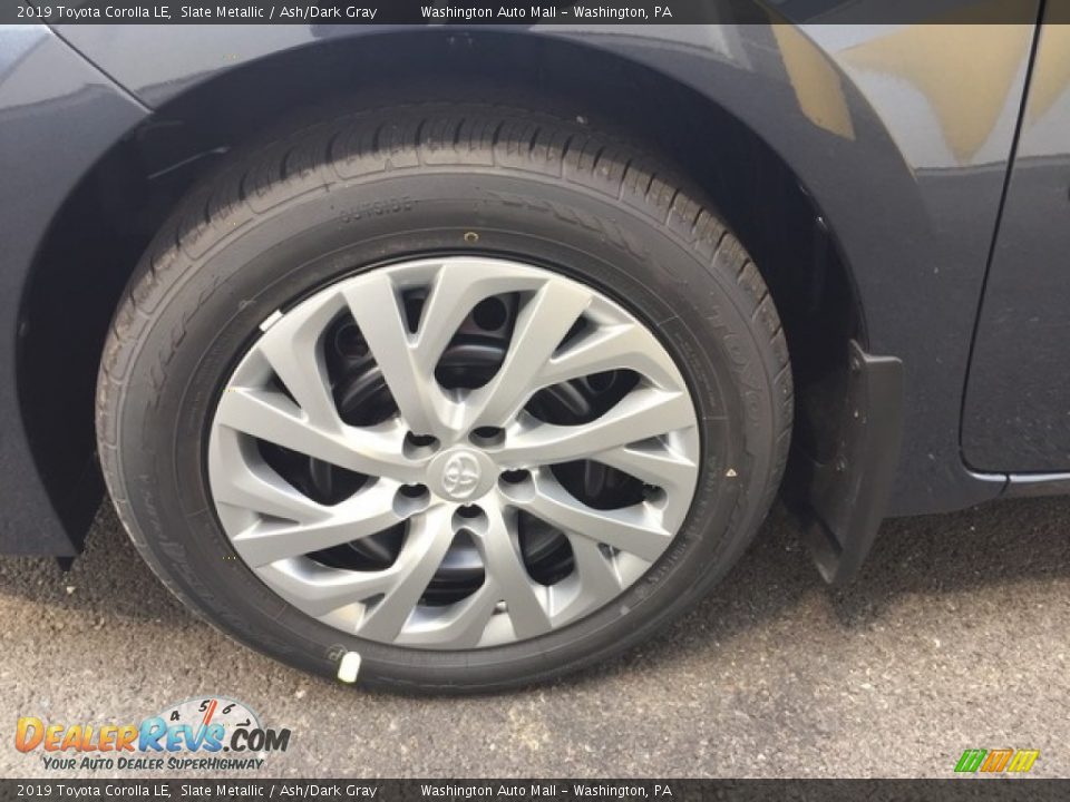 2019 Toyota Corolla LE Slate Metallic / Ash/Dark Gray Photo #7