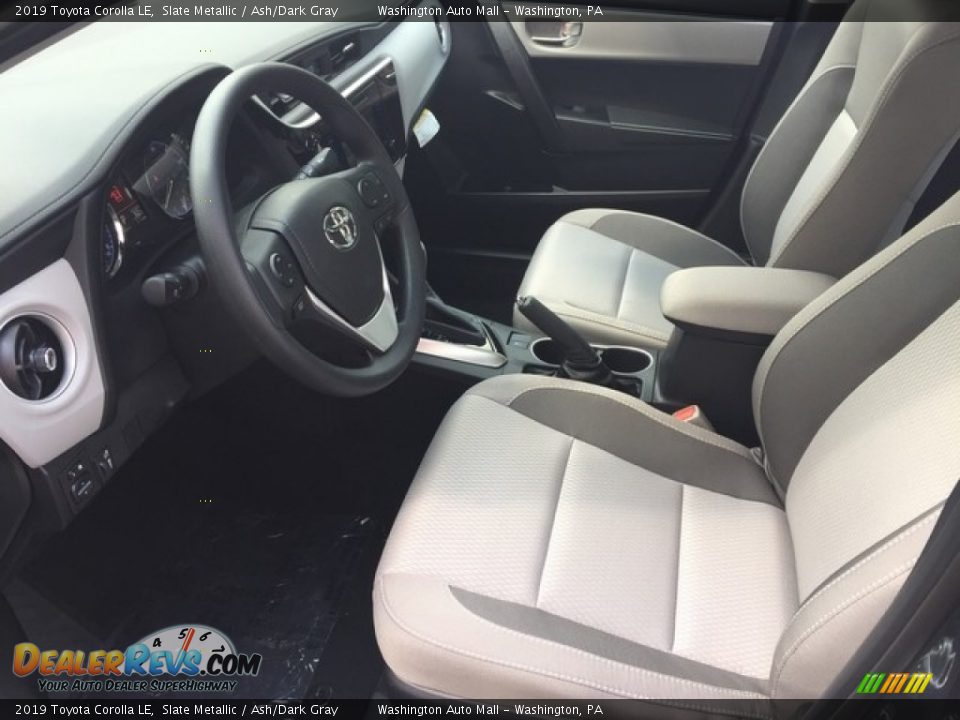 2019 Toyota Corolla LE Slate Metallic / Ash/Dark Gray Photo #9