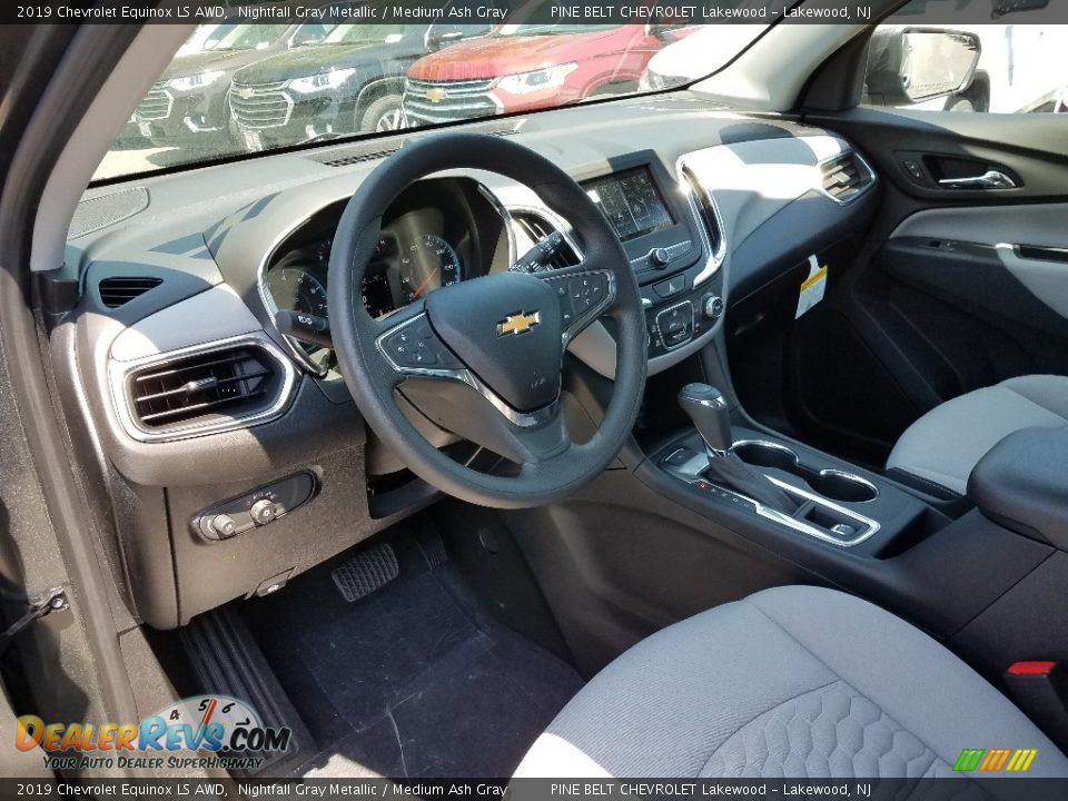 Medium Ash Gray Interior - 2019 Chevrolet Equinox LS AWD Photo #7