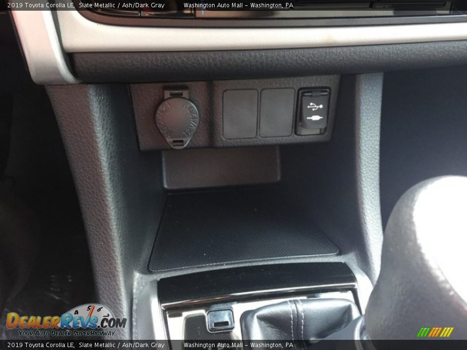 2019 Toyota Corolla LE Slate Metallic / Ash/Dark Gray Photo #18