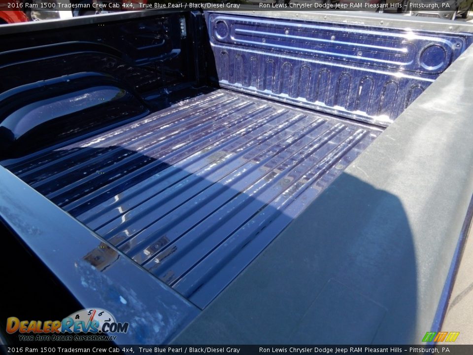 2016 Ram 1500 Tradesman Crew Cab 4x4 True Blue Pearl / Black/Diesel Gray Photo #13