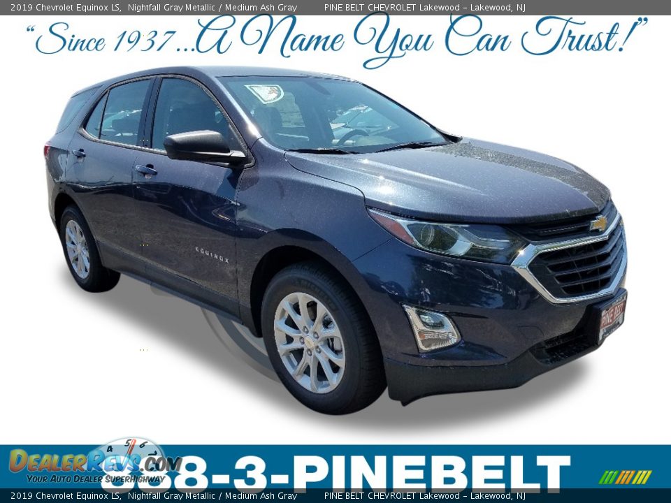 2019 Chevrolet Equinox LS Nightfall Gray Metallic / Medium Ash Gray Photo #1