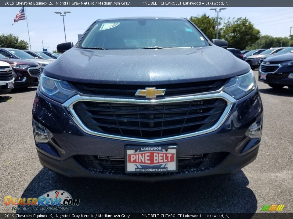 2019 Chevrolet Equinox LS Nightfall Gray Metallic / Medium Ash Gray Photo #2
