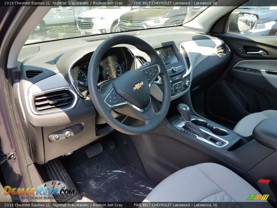 2019 Chevrolet Equinox LS Nightfall Gray Metallic / Medium Ash Gray Photo #7