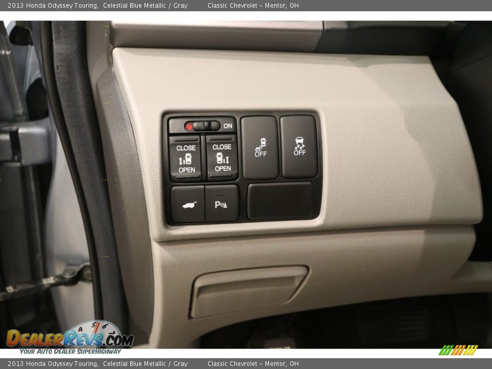 2013 Honda Odyssey Touring Celestial Blue Metallic / Gray Photo #5