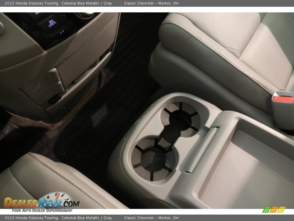 2013 Honda Odyssey Touring Celestial Blue Metallic / Gray Photo #15