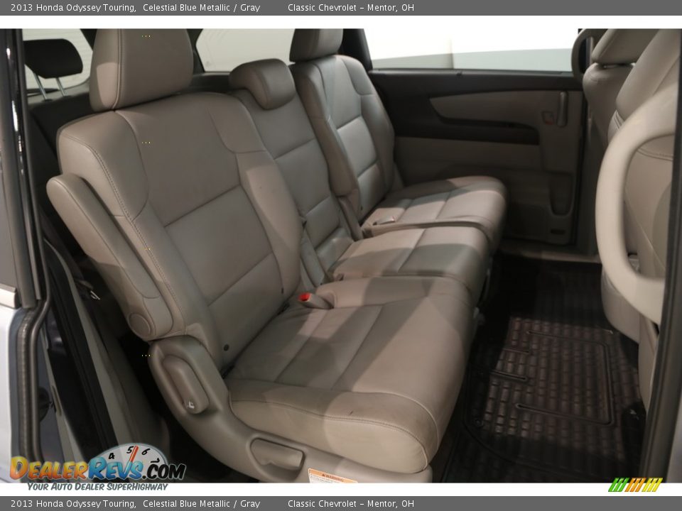 2013 Honda Odyssey Touring Celestial Blue Metallic / Gray Photo #19