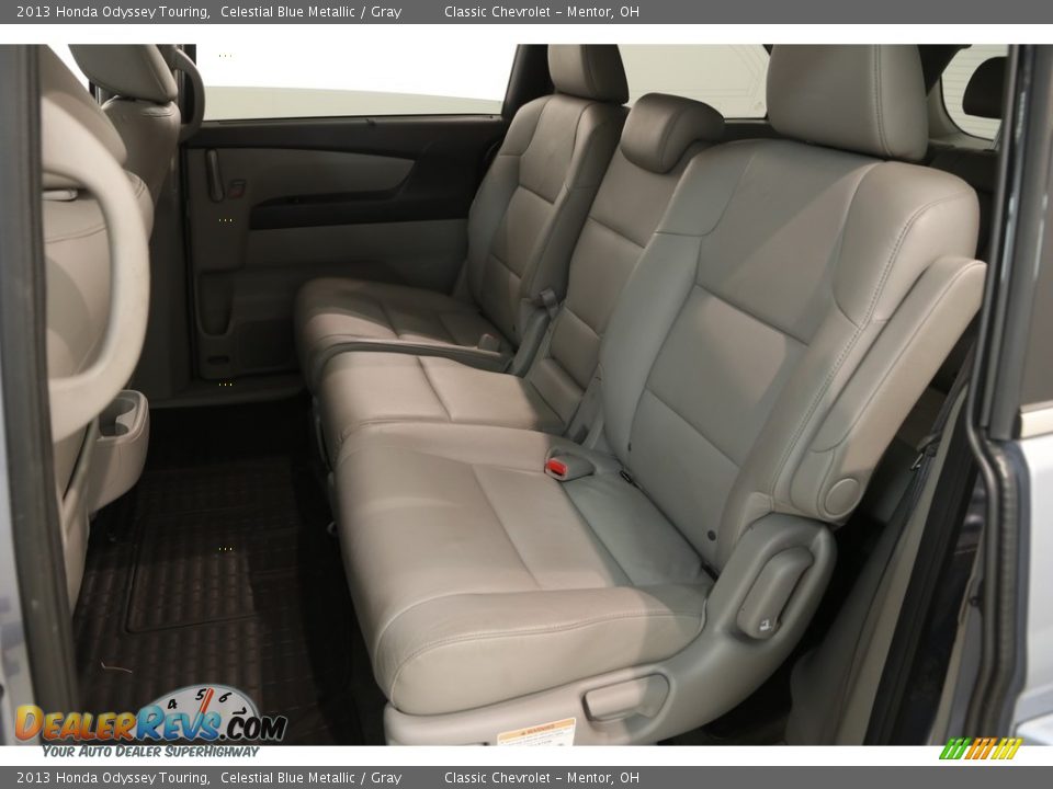 2013 Honda Odyssey Touring Celestial Blue Metallic / Gray Photo #20