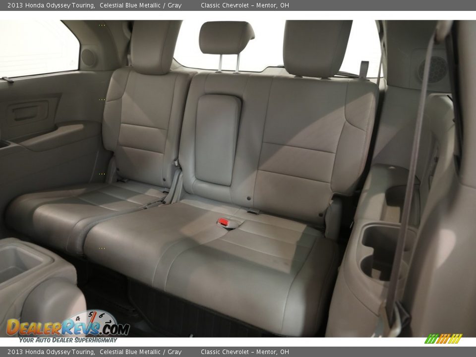 2013 Honda Odyssey Touring Celestial Blue Metallic / Gray Photo #22