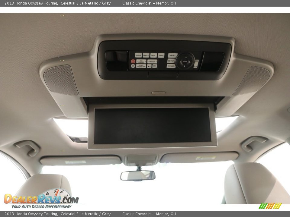 2013 Honda Odyssey Touring Celestial Blue Metallic / Gray Photo #23