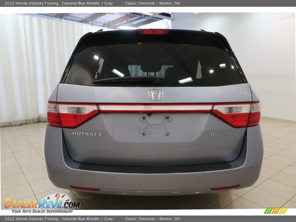 2013 Honda Odyssey Touring Celestial Blue Metallic / Gray Photo #24