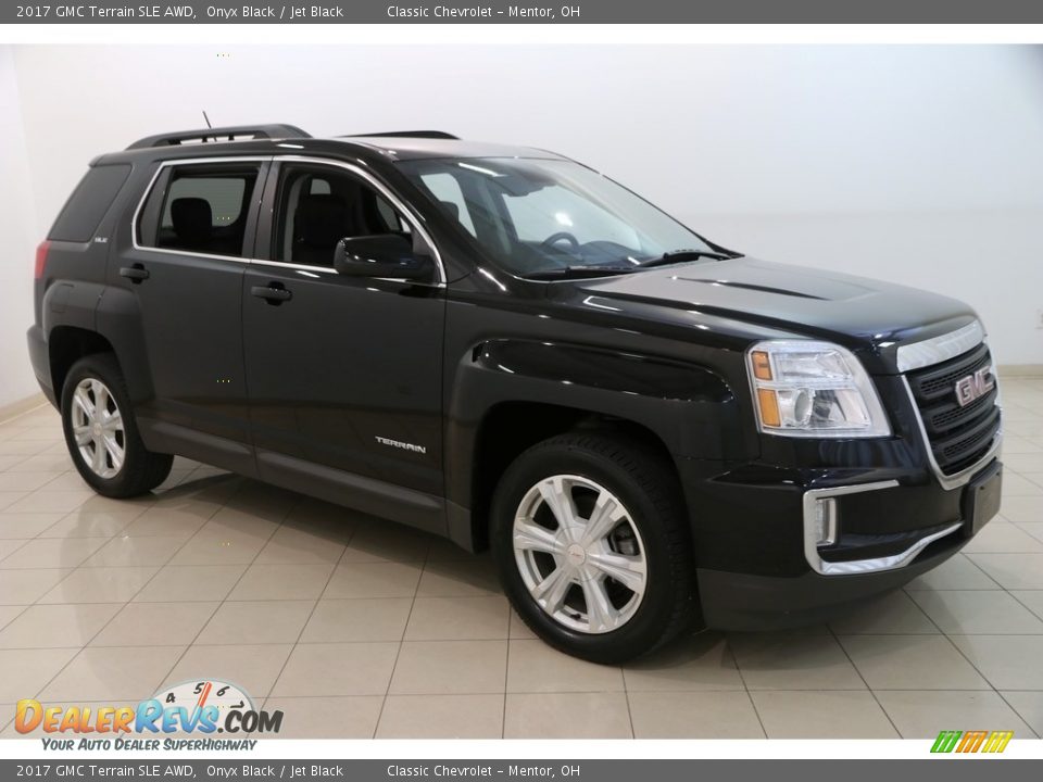 2017 GMC Terrain SLE AWD Onyx Black / Jet Black Photo #1