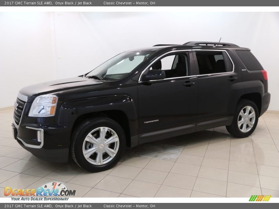 2017 GMC Terrain SLE AWD Onyx Black / Jet Black Photo #3