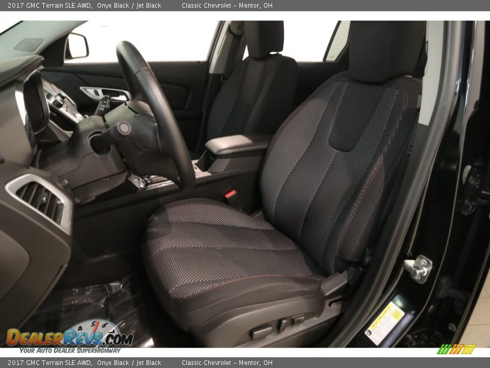 2017 GMC Terrain SLE AWD Onyx Black / Jet Black Photo #5