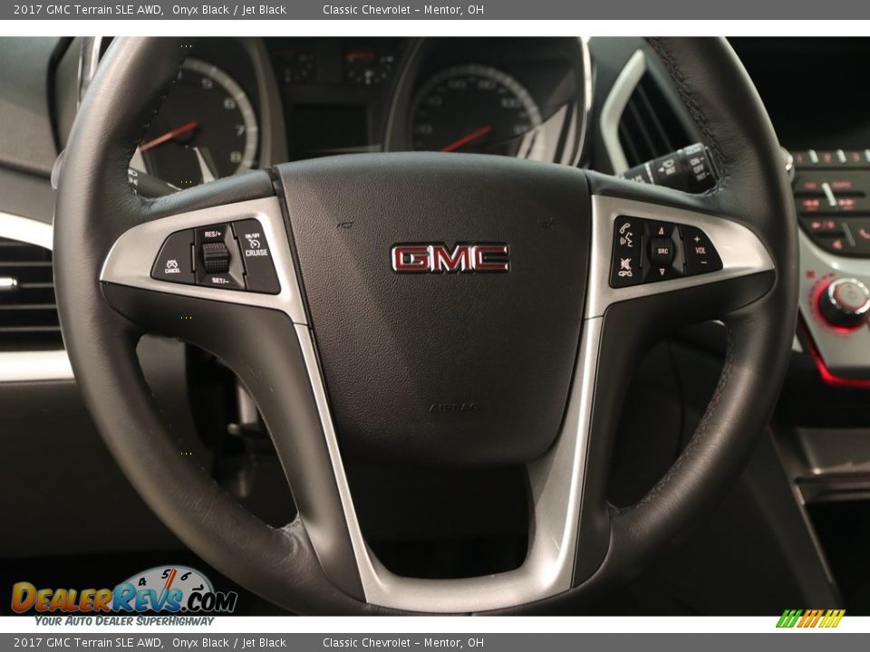 2017 GMC Terrain SLE AWD Onyx Black / Jet Black Photo #6