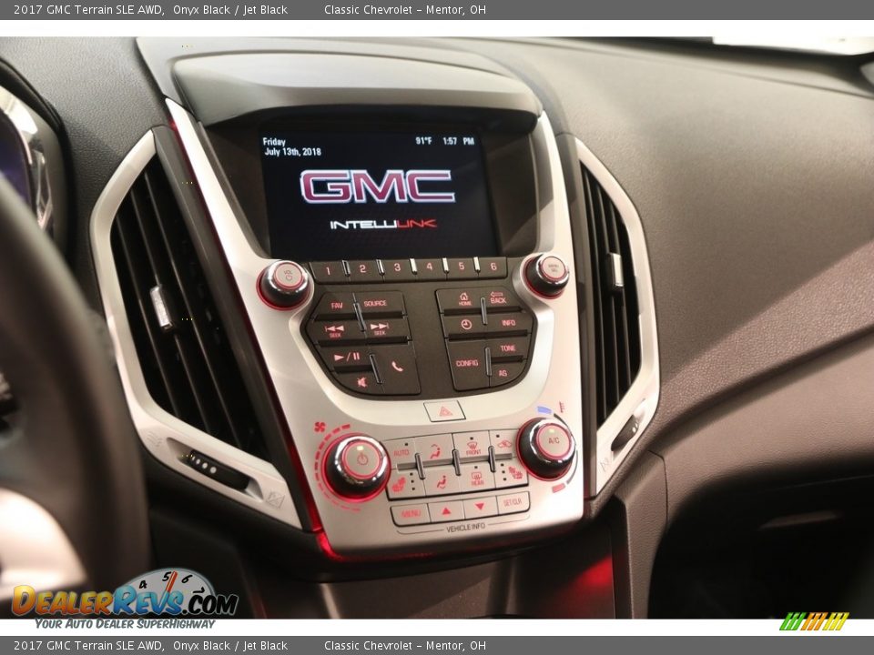 2017 GMC Terrain SLE AWD Onyx Black / Jet Black Photo #8