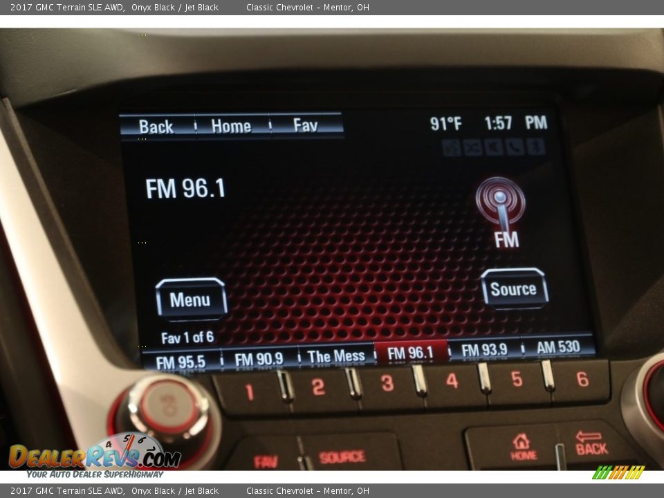 2017 GMC Terrain SLE AWD Onyx Black / Jet Black Photo #9