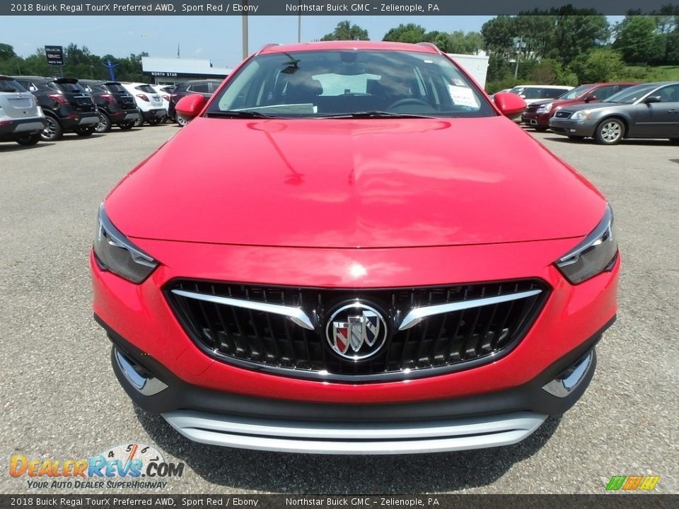2018 Buick Regal TourX Preferred AWD Sport Red / Ebony Photo #2
