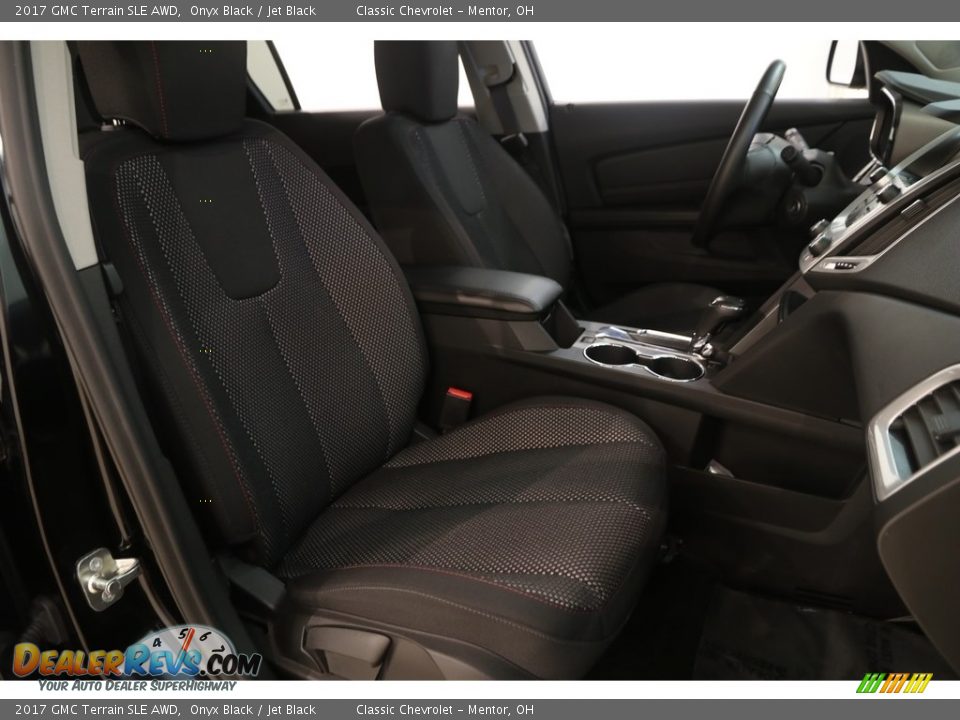 2017 GMC Terrain SLE AWD Onyx Black / Jet Black Photo #12