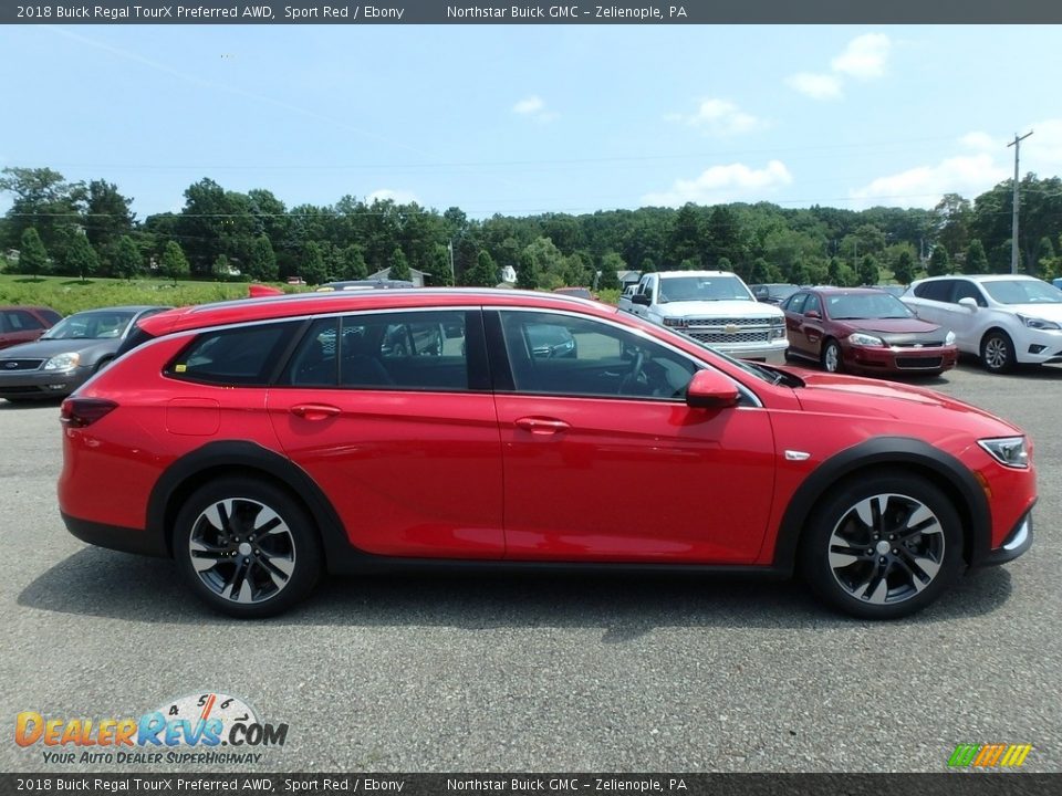 2018 Buick Regal TourX Preferred AWD Sport Red / Ebony Photo #4