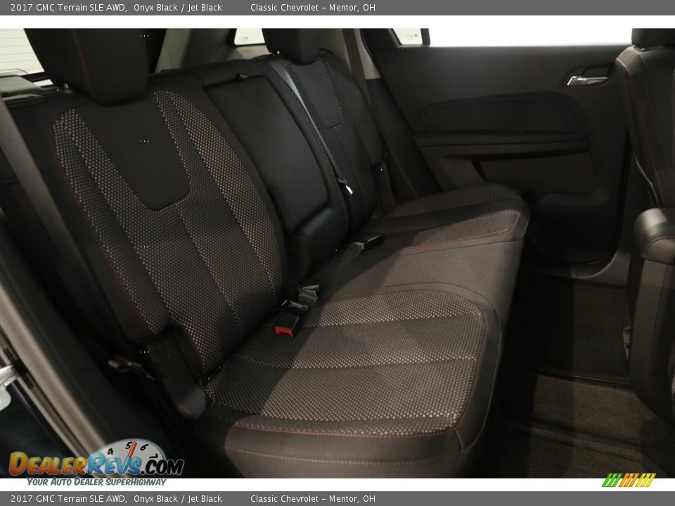 2017 GMC Terrain SLE AWD Onyx Black / Jet Black Photo #13