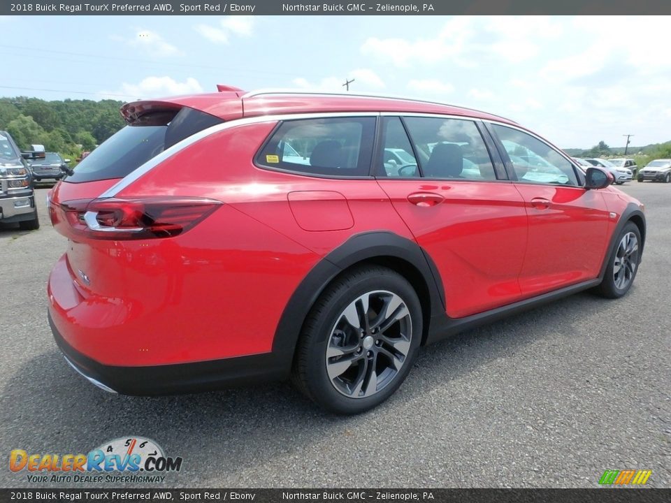 2018 Buick Regal TourX Preferred AWD Sport Red / Ebony Photo #5