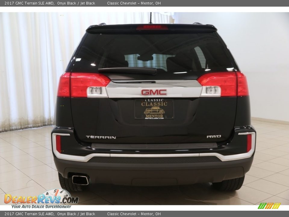 2017 GMC Terrain SLE AWD Onyx Black / Jet Black Photo #15