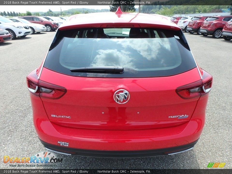 2018 Buick Regal TourX Preferred AWD Sport Red / Ebony Photo #6