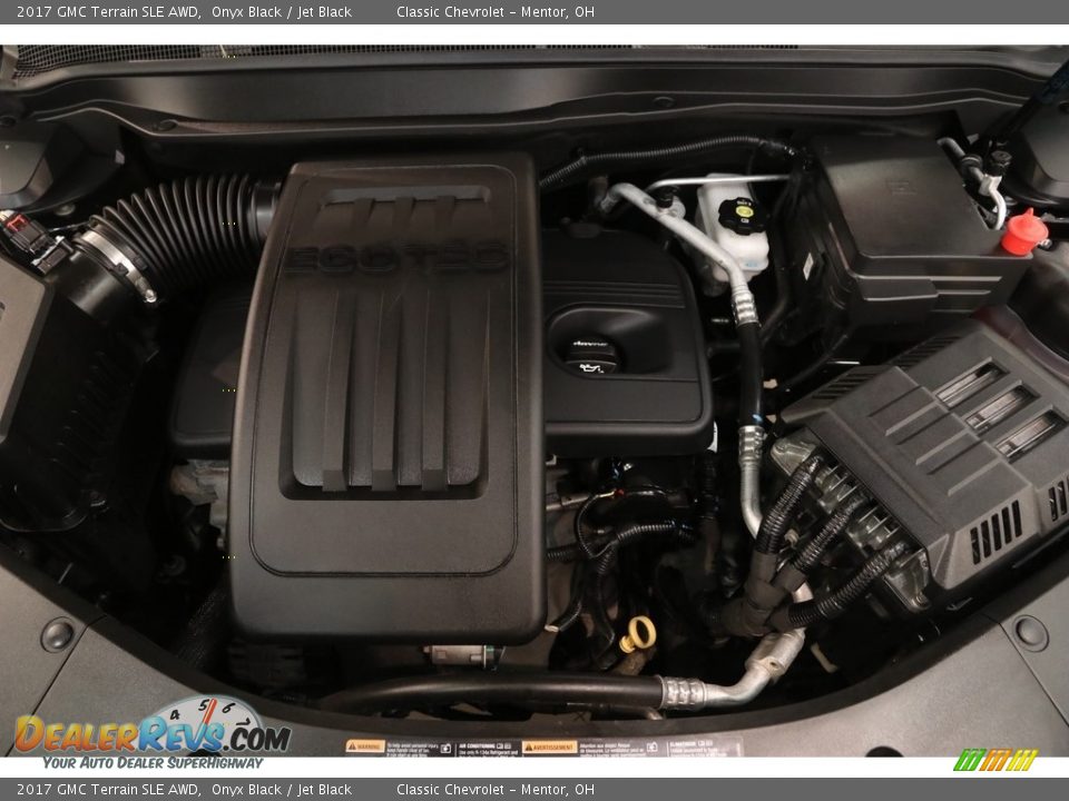 2017 GMC Terrain SLE AWD Onyx Black / Jet Black Photo #16