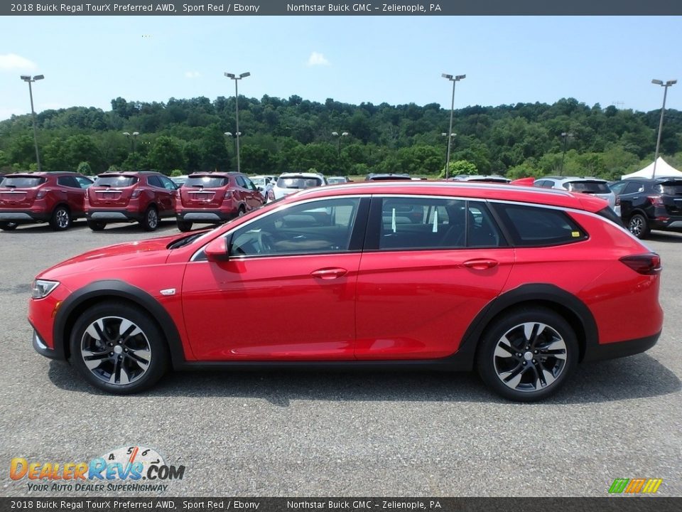 Sport Red 2018 Buick Regal TourX Preferred AWD Photo #9