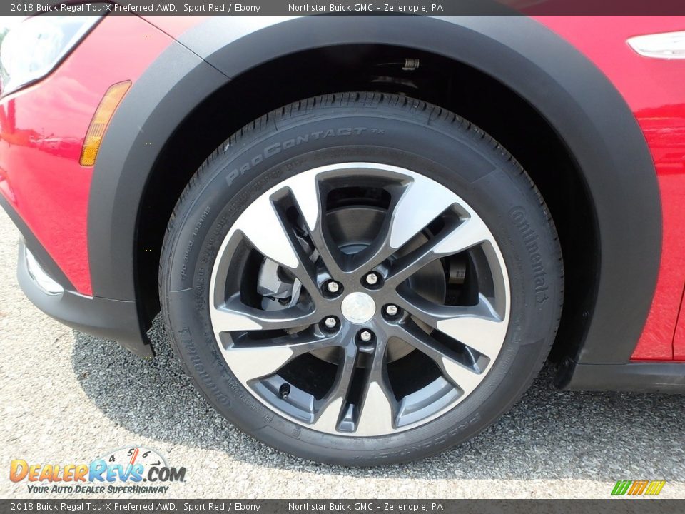 2018 Buick Regal TourX Preferred AWD Sport Red / Ebony Photo #10