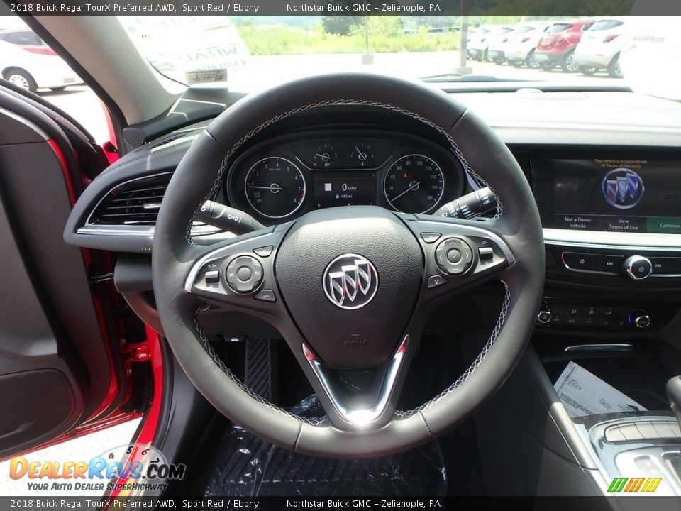 2018 Buick Regal TourX Preferred AWD Sport Red / Ebony Photo #17
