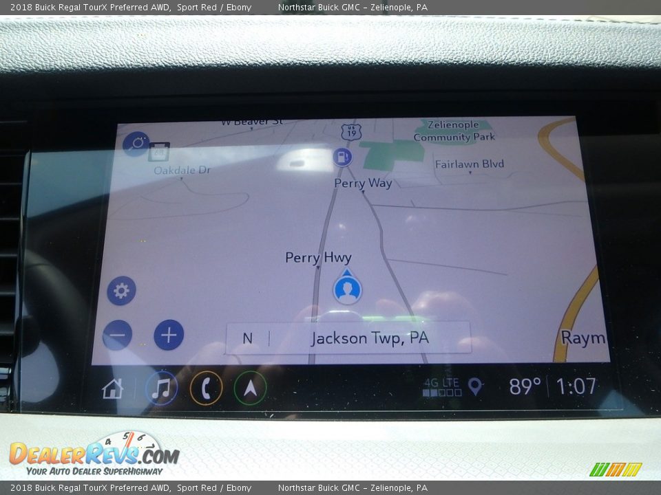 2018 Buick Regal TourX Preferred AWD Sport Red / Ebony Photo #18