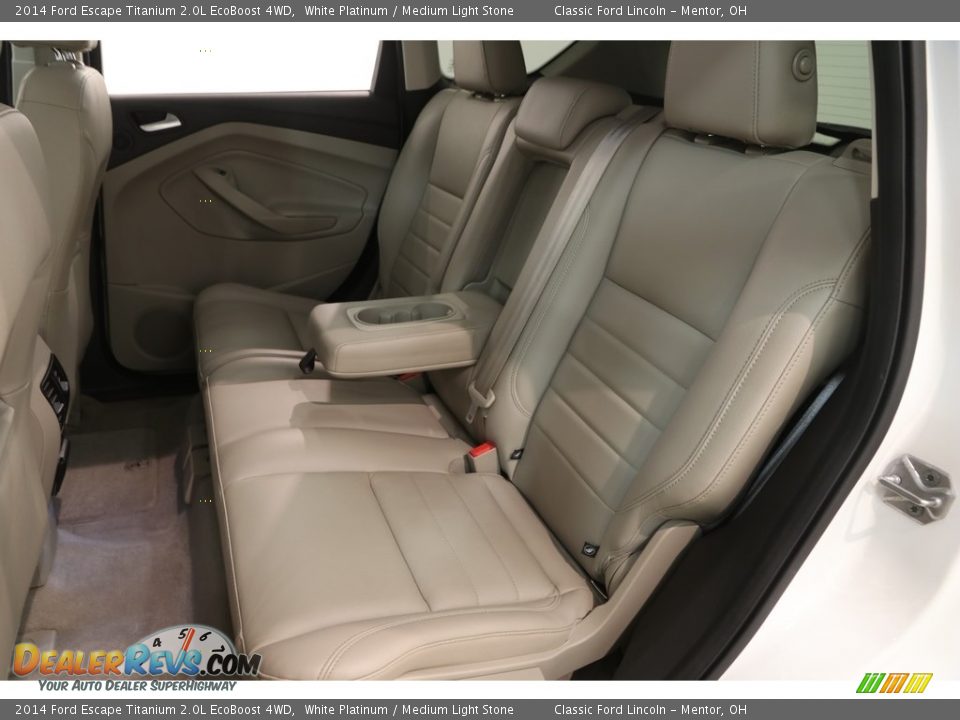 2014 Ford Escape Titanium 2.0L EcoBoost 4WD White Platinum / Medium Light Stone Photo #21
