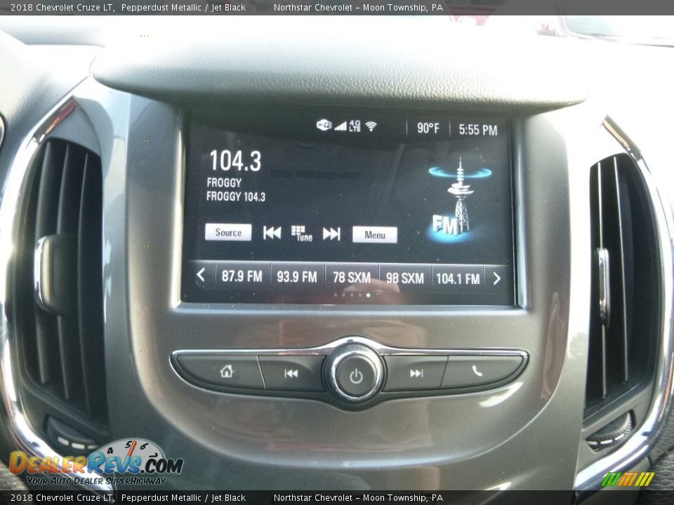 2018 Chevrolet Cruze LT Pepperdust Metallic / Jet Black Photo #17