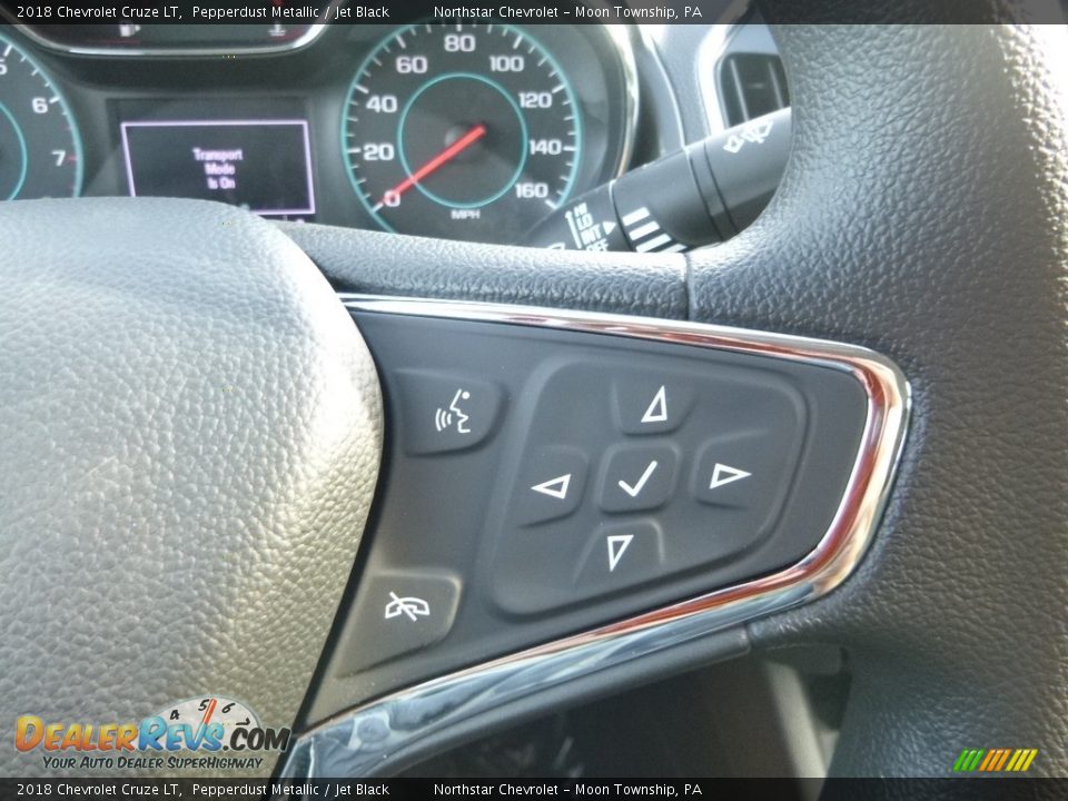 2018 Chevrolet Cruze LT Pepperdust Metallic / Jet Black Photo #20