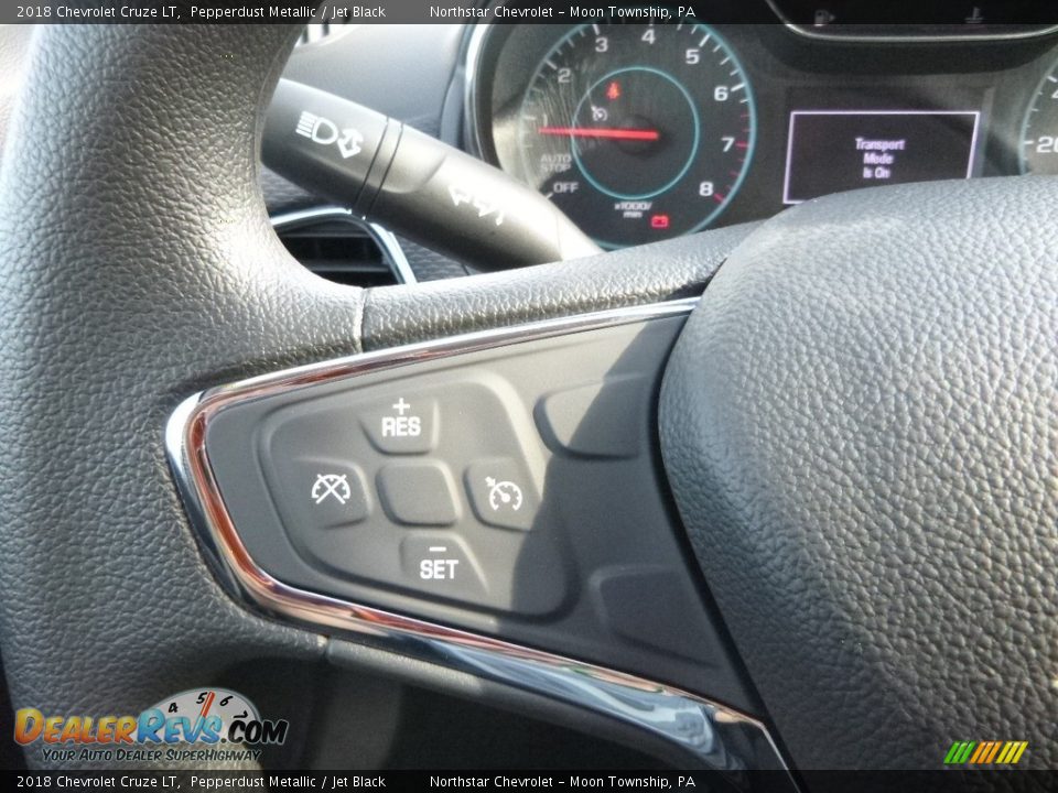 2018 Chevrolet Cruze LT Pepperdust Metallic / Jet Black Photo #21
